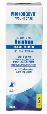 Microdacyn Wound Care Solution 120mL